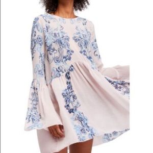 FREE PEOPLE PRINTED SYMPHONY DRESS/TUNIC NWT